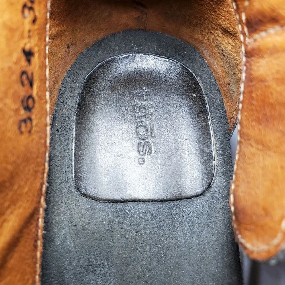 Taos Grey Wedge Sandals Size 38 (7 - 7.5)